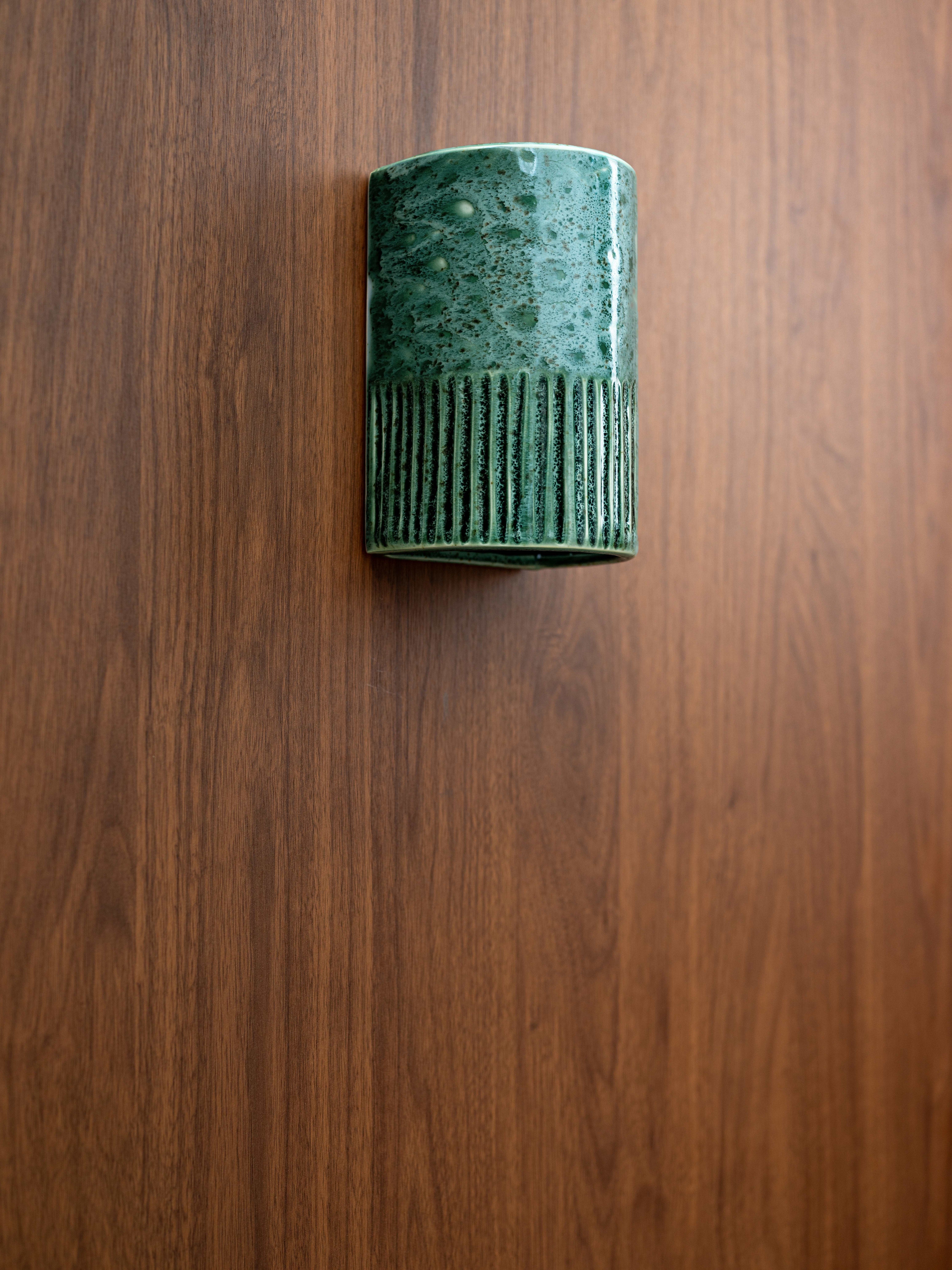 We Ponder Day Short Exterior Pickled Olives Ceramic Wall Light