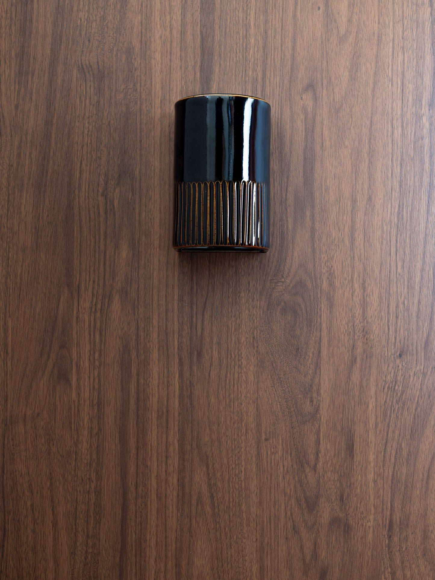We Ponder Day Short Exterior Burnt Toast Ceramic Wall Light