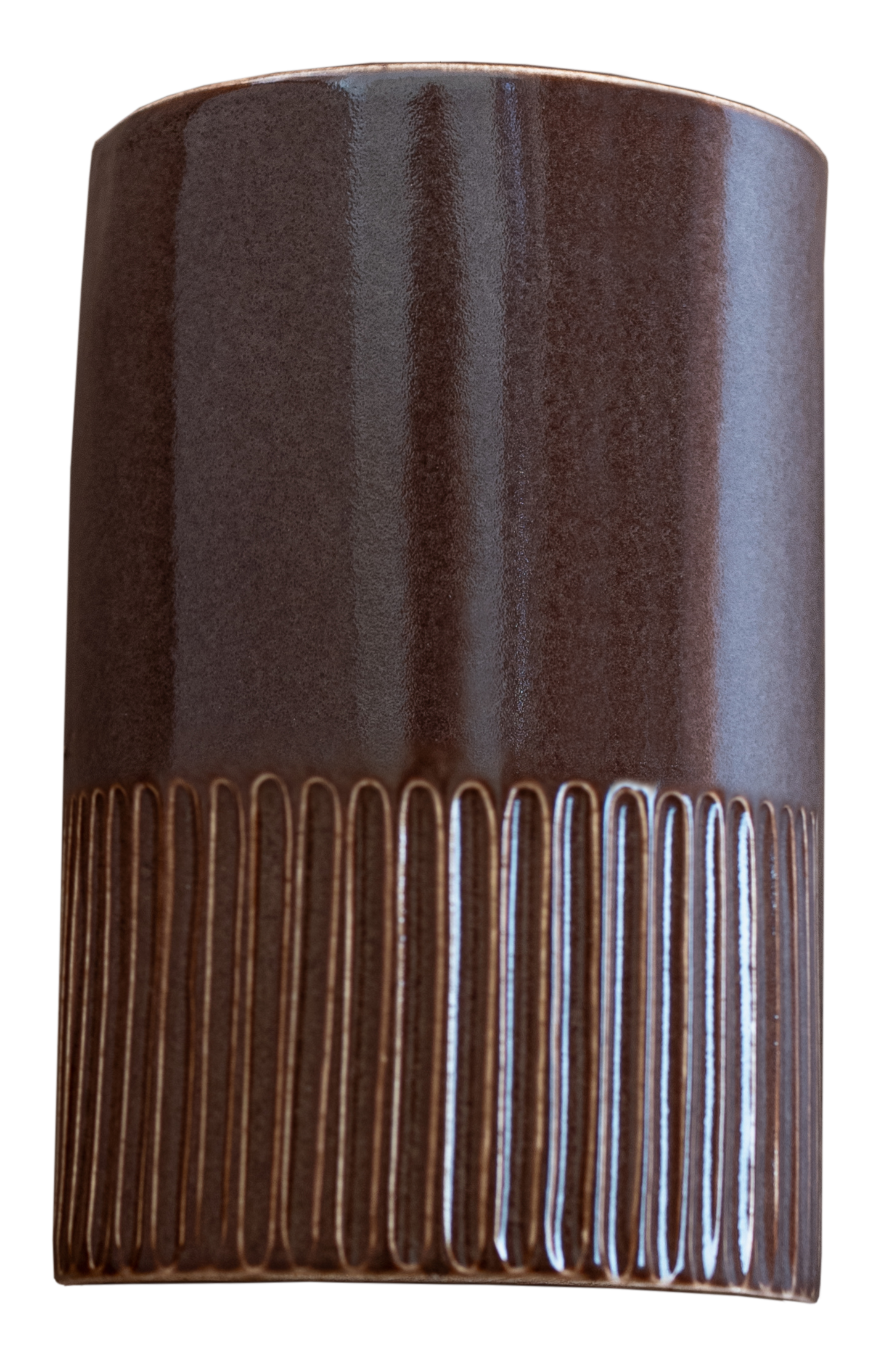 We Ponder Day Short Exterior Choccy Milk Ceramic Wall Light