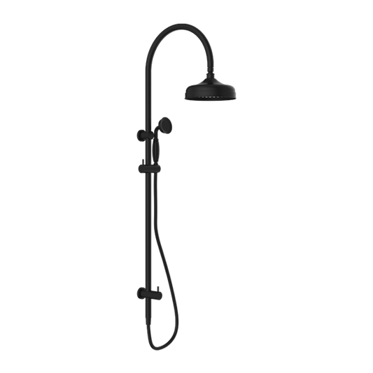YORK TWIN SHOWER WITH METAL HAND SHOWER MATTE BLACK