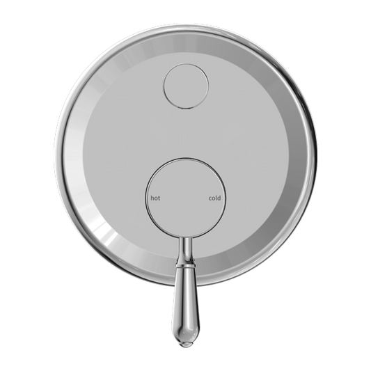 YORK SHOWER MIXER WITH DIVERTOR WITH METAL LEVER CHROME