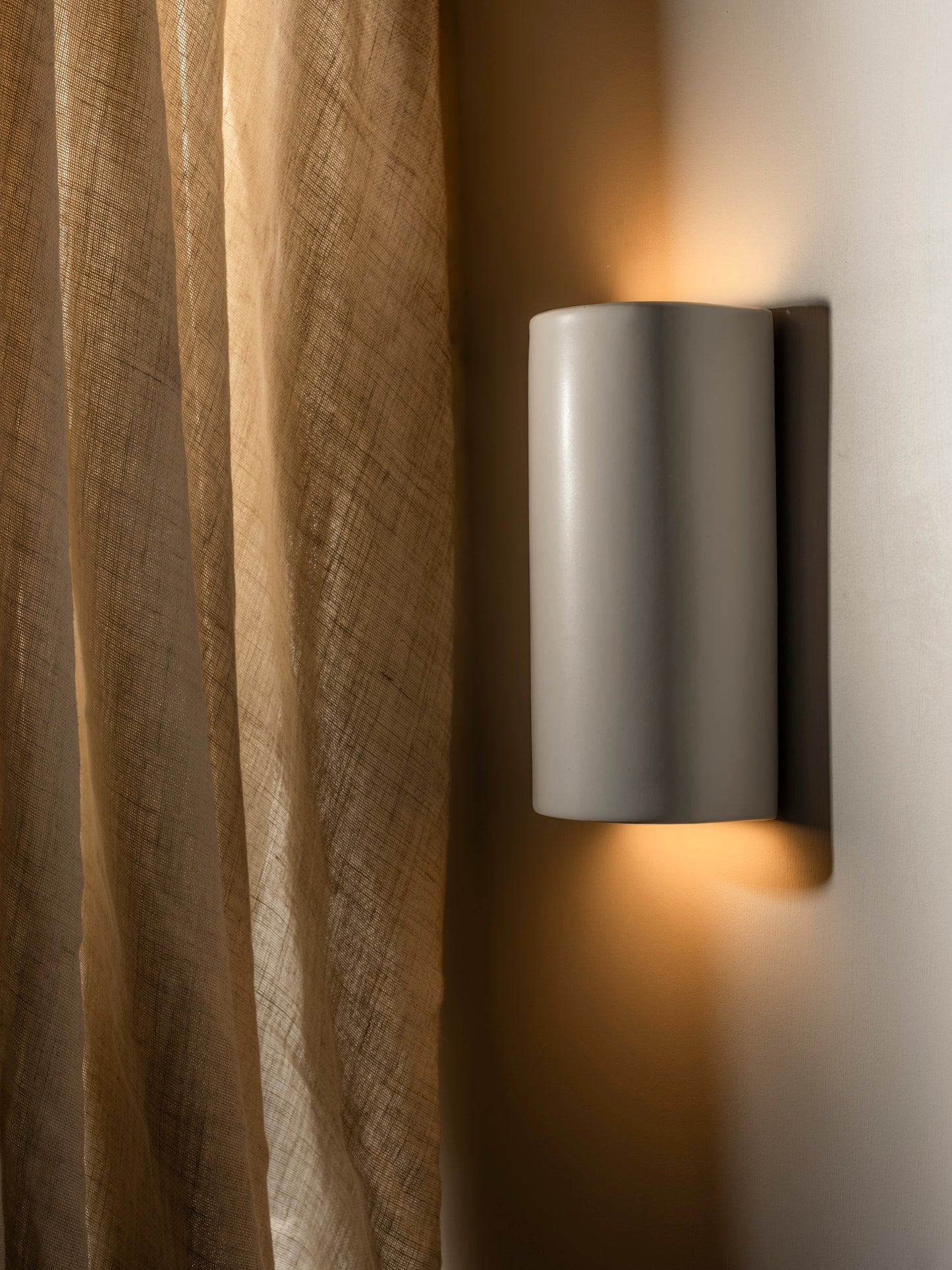 We Ponder Dawn Tall Interior Ceramic Wall Light