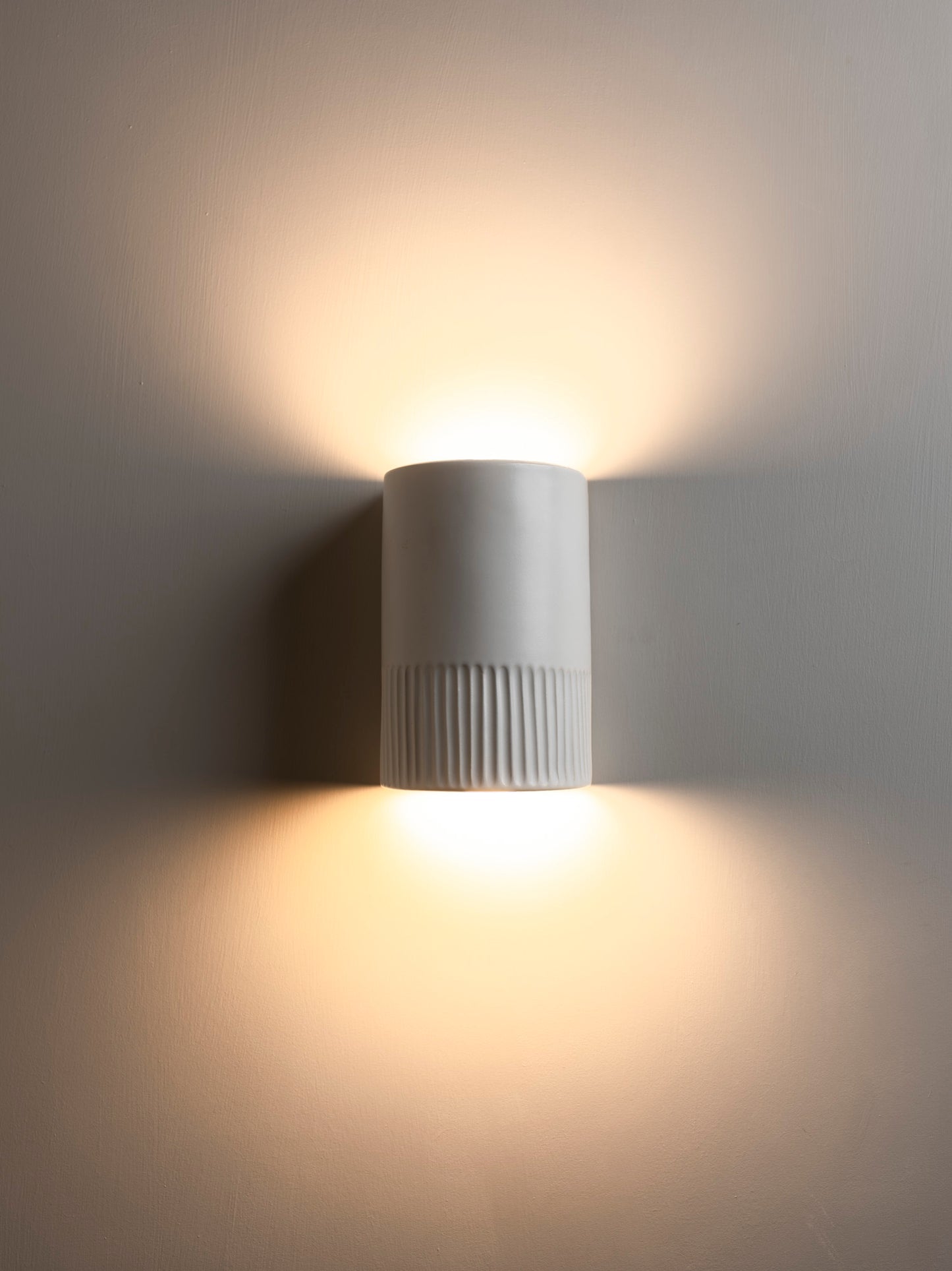 We Ponder Day Short Exterior Ceramic Wall Light