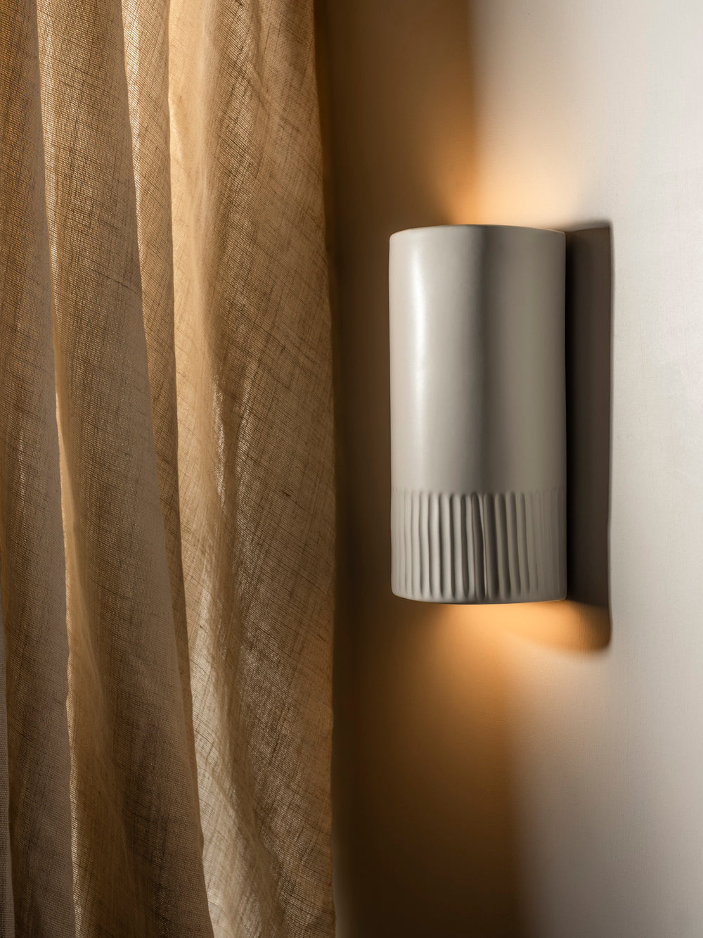 We Ponder Day Tall Interior Ceramic Wall Light