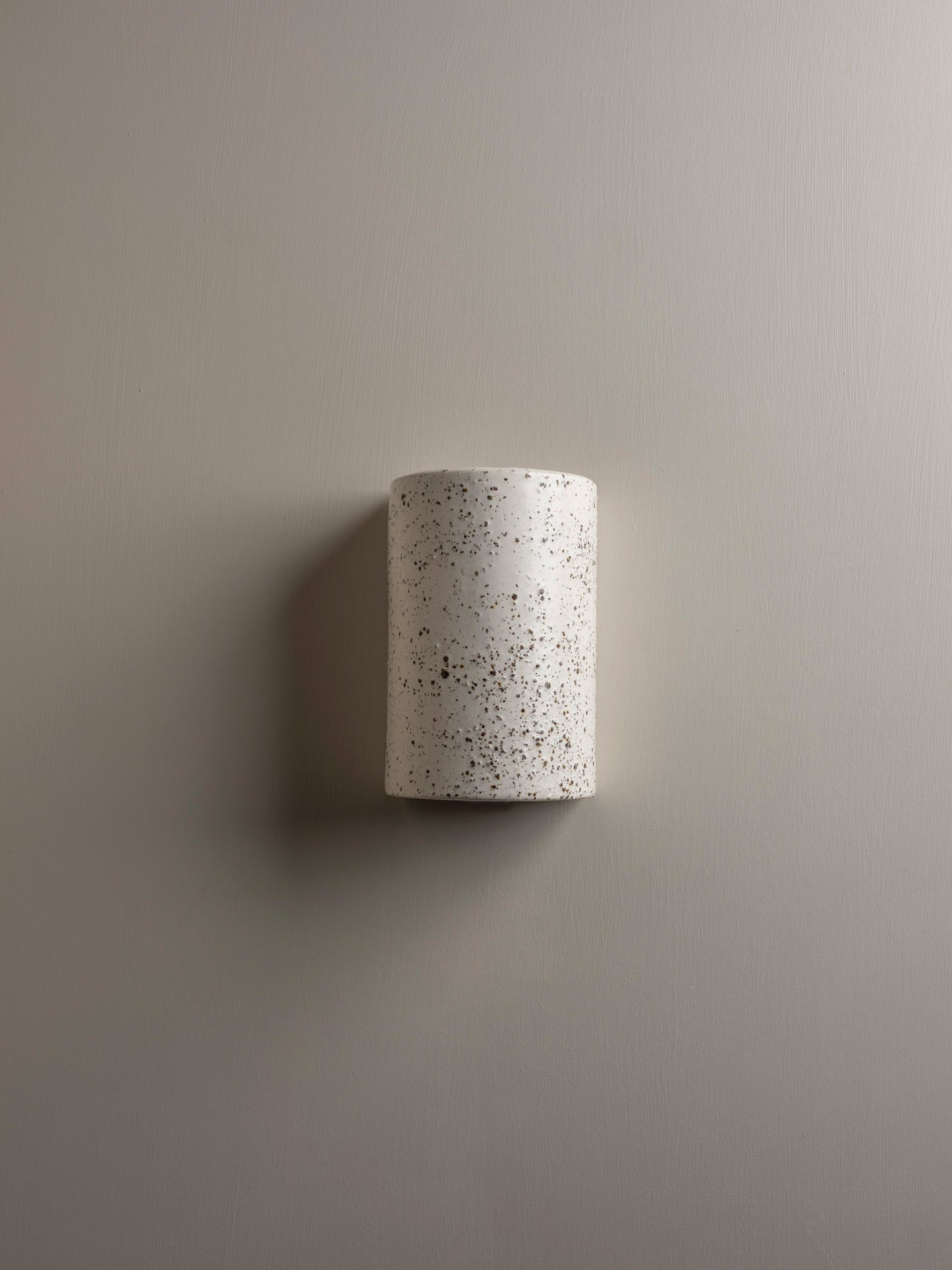 We Ponder Dusk Short Exterior Ceramic Wall Light