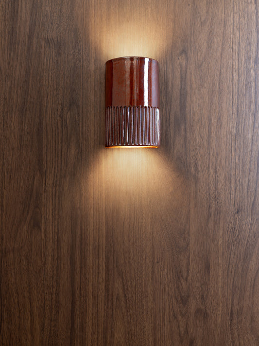 We Ponder Day Short Exterior Tommy Jam Ceramic Wall Light