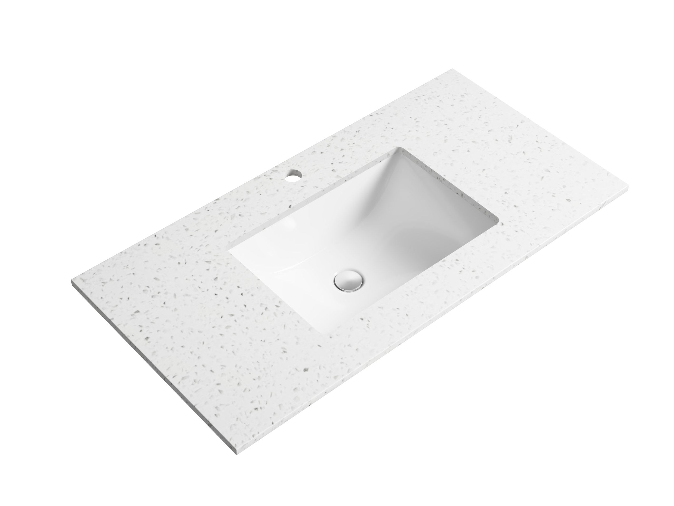 Snow Stone Top With Undermount Basin