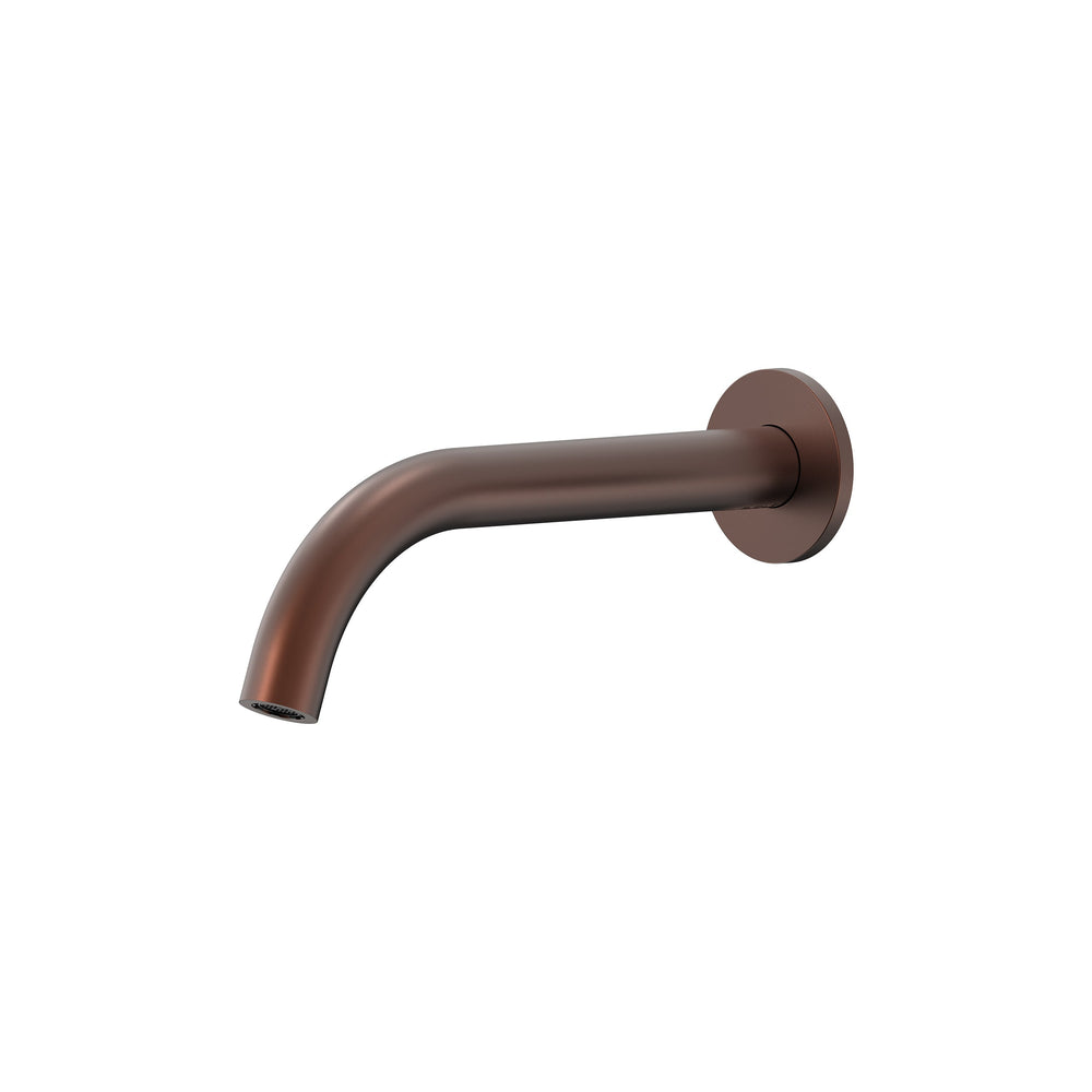 Leggero Wall Basin/Bath 220 Curved Spout Lead Free - Chocolate Bronze