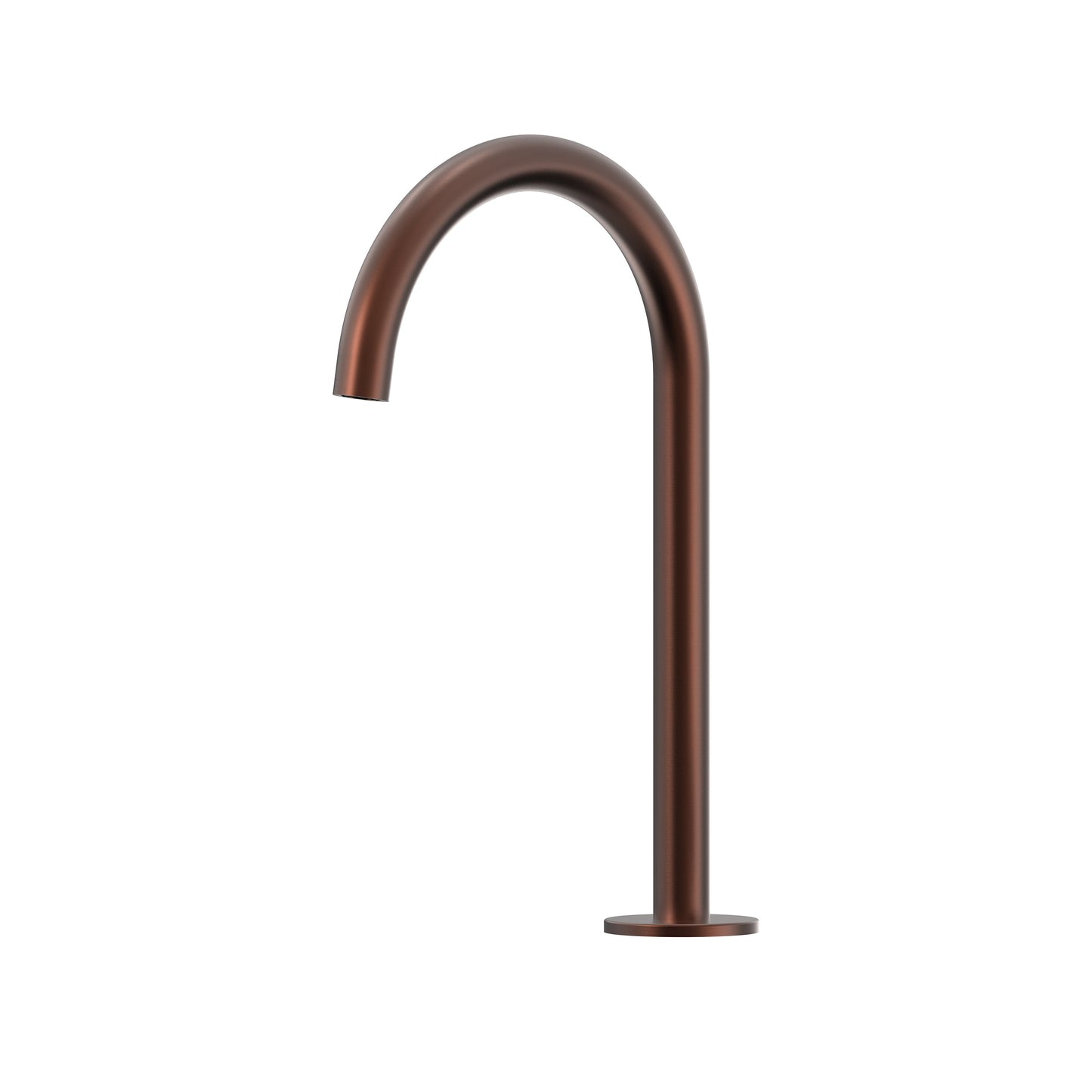 Leggero Fixed Hob Basin 175 Gooseneck Spout Lead Free - Chocolate Bronze