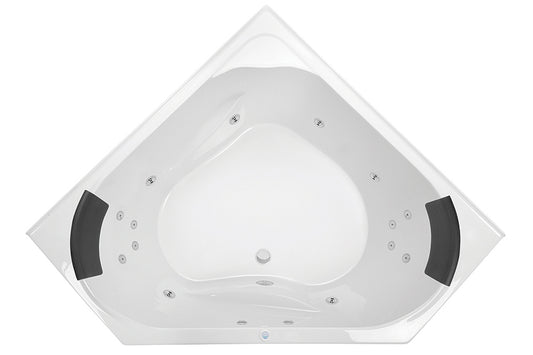 Angelique 1295/1465 Contour 14-Jet Spa Bath