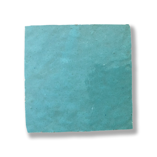 Medina Arctic Blue Moroccan Zellige Square Tile