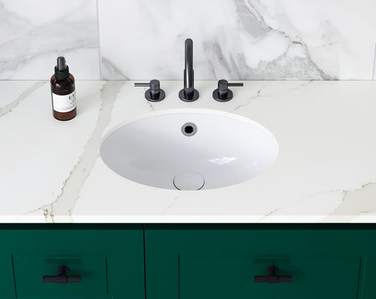 Timberline Amara Undermount Basin White Gloss