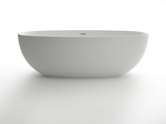 KR03-1800 Oval Stone Bath with Overflow