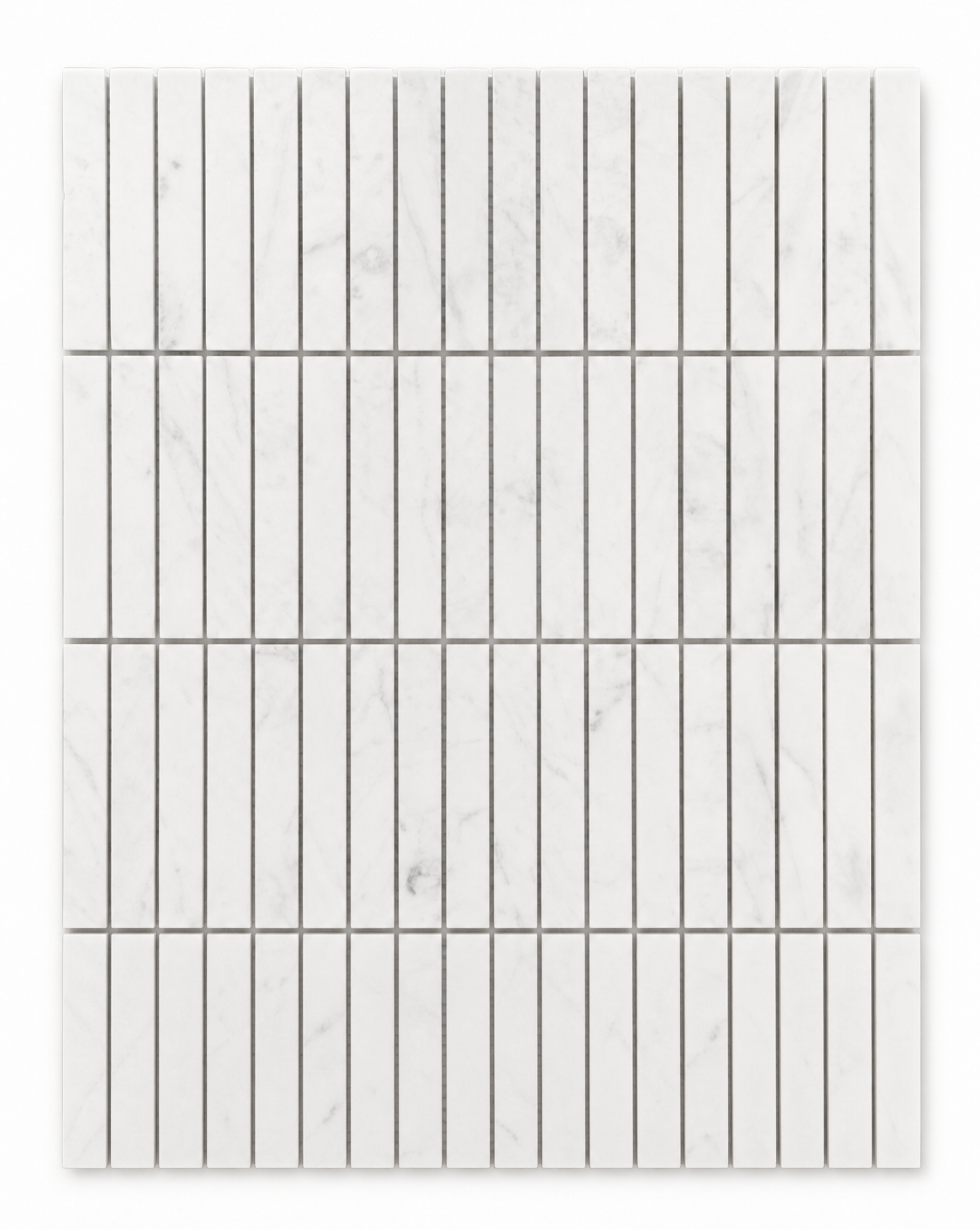 BASTONI CARRARA C MARBLE KIT KAT MOSAIC TILE