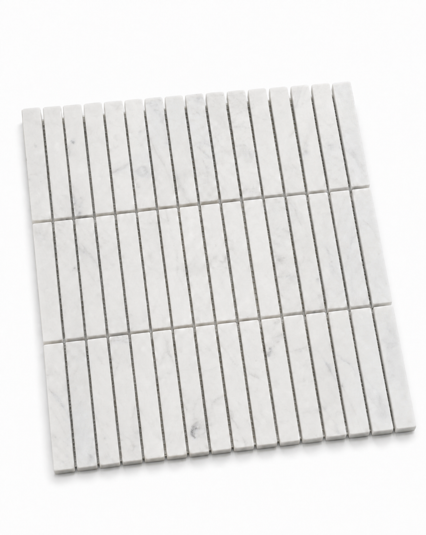BASTONI CARRARA C MARBLE KIT KAT MOSAIC TILE