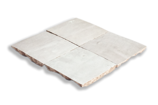 Medina White Bianca Casa Moroccan Zellige Square Tile