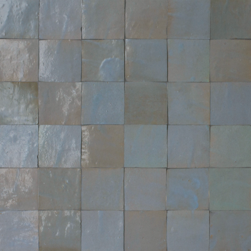 Medina Blue Moon Moroccan Zellige Square Tile