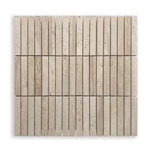 Bastoni Travertine Classic Natural Stone Kit Kat Mosaic Tile