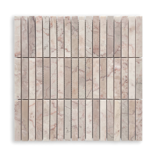 BASTONI LIGHT ROSADO STONE KIT KAT MOSAIC TILE