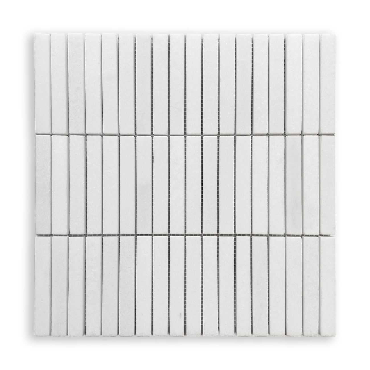 Bastoni Thassos Marble Kit Kat Mosaic Tile