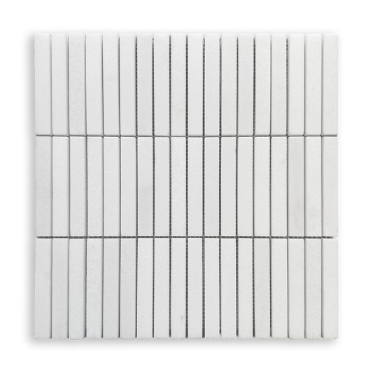 Bastoni Thassos Marble Kit Kat Mosaic Tile