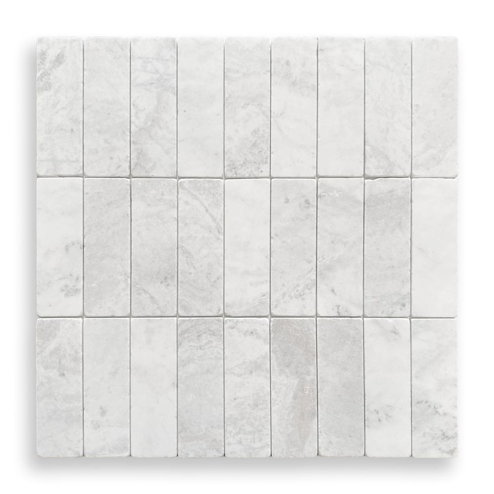 BONDI LIGHT BIANCO ORO TUMBLED NATURAL STONE SUBWAY TILE