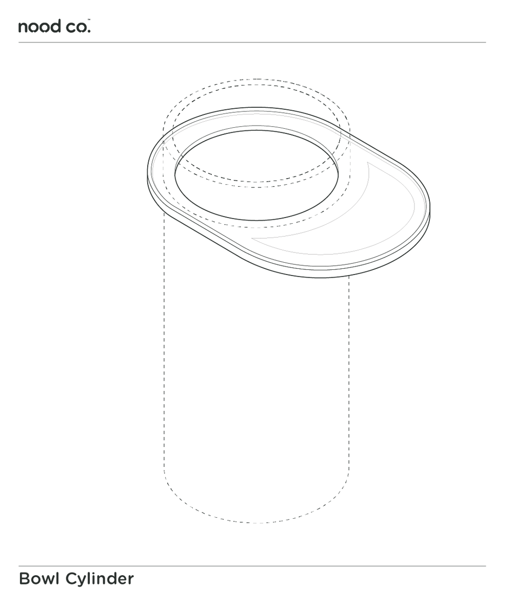 Cylinder - Bowl Basin (Paperbark)
