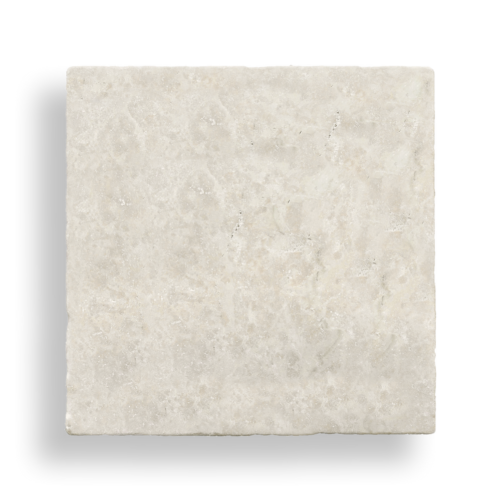 BURLEIGH BOTTOCINO LIMESTONE TUMBLED NATURAL STONE SQUARE TILE - Sample