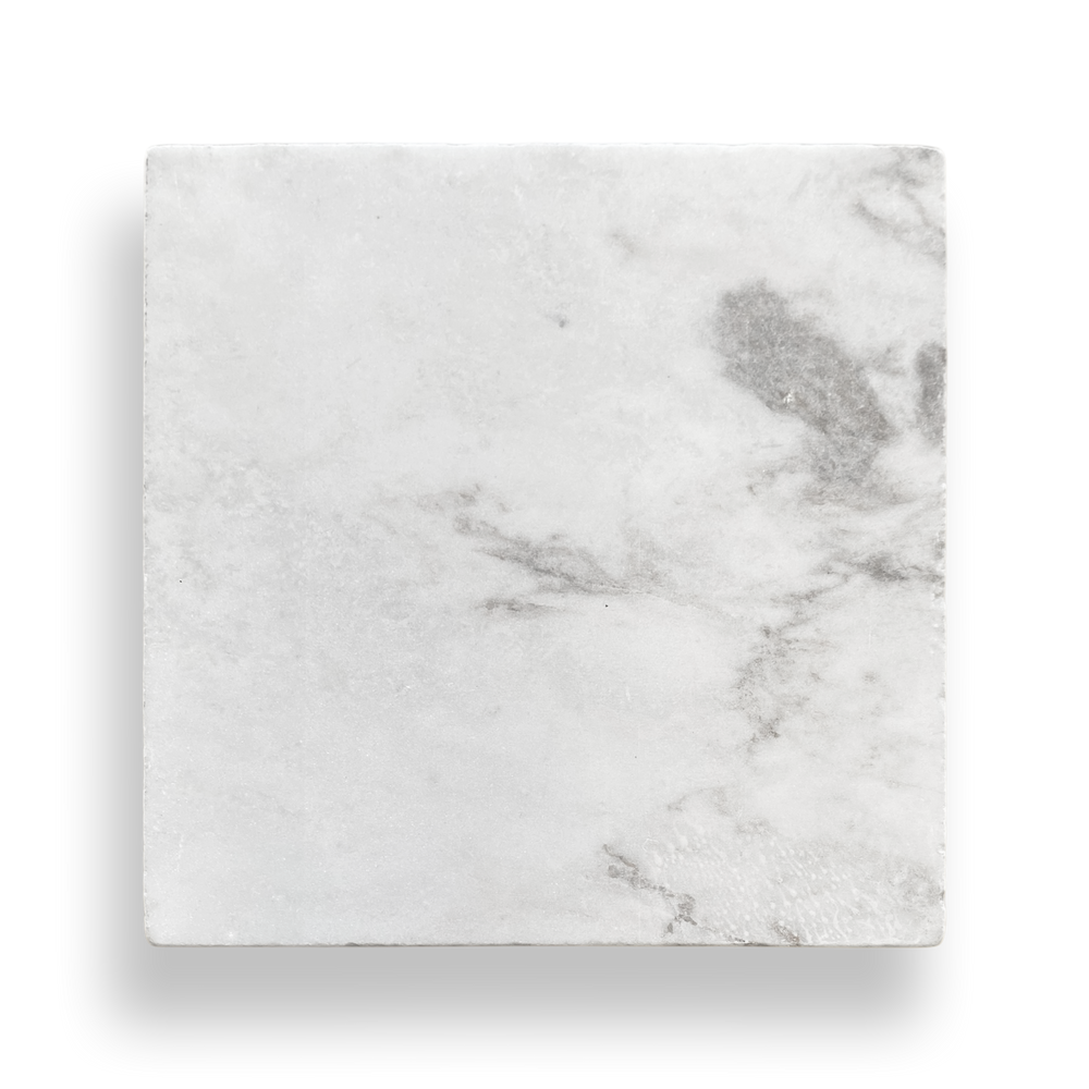 BURLEIGH LIGHT BIANCO ORO TUMBLED NATURAL STONE SQUARE TILE - Sample