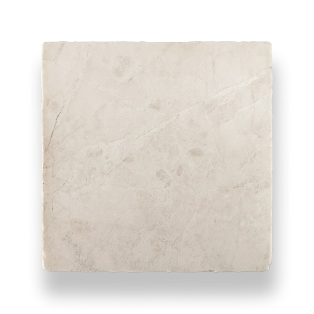 BURLEIGH LYCIA MARBLE TUMBLED NATURAL STONE SQUARE TILE