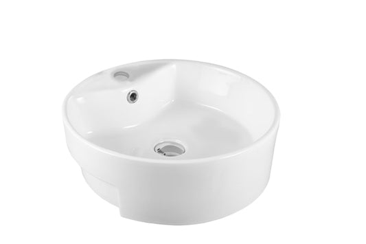 CAVAL ROUND SEMI-RECESSED BASIN