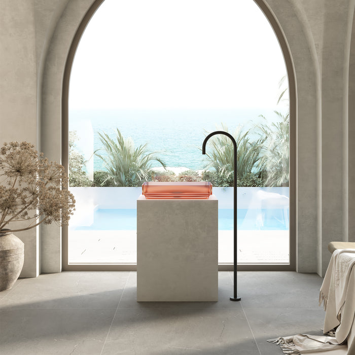 Wow Translucency Rectangular Above Counter Basin