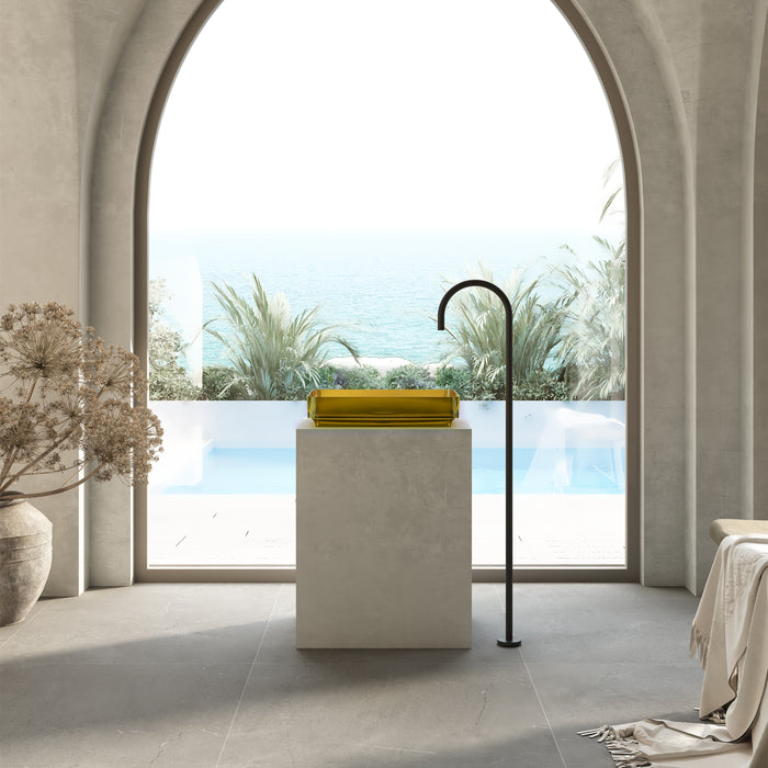 Wow Translucency Rectangular Above Counter Basin