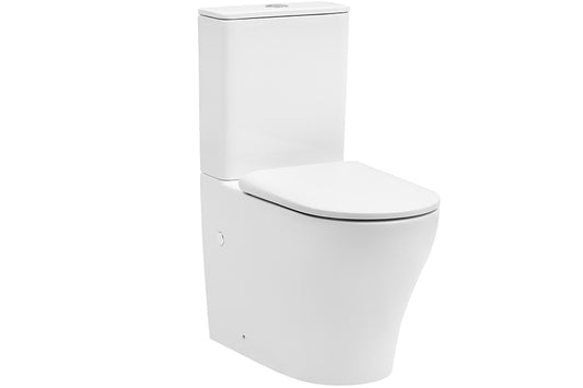 Caval EZI Height Universal Rimless Back-To-Wall Toilet Suite