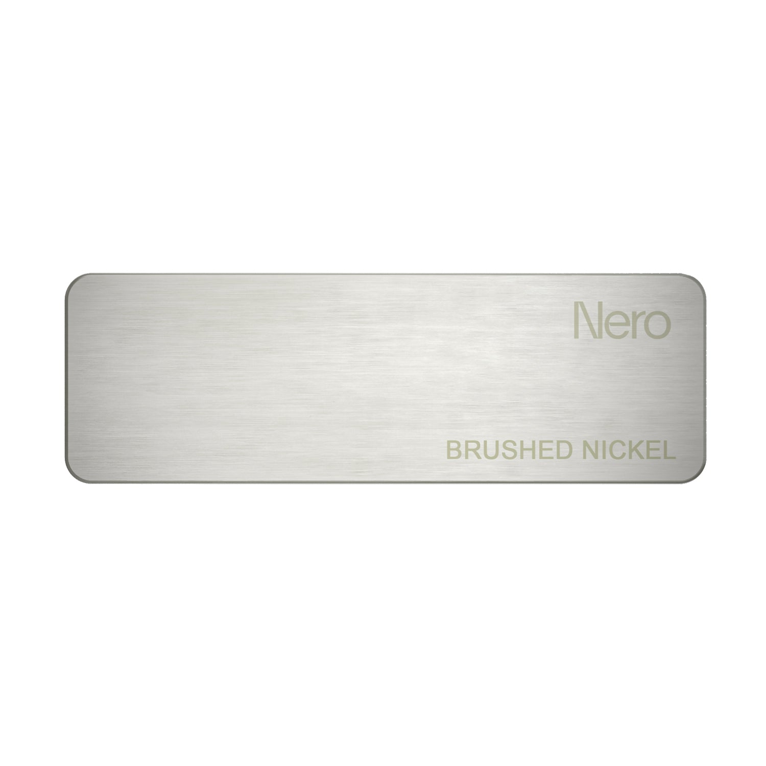 MATTE BRUSHED NICKEL