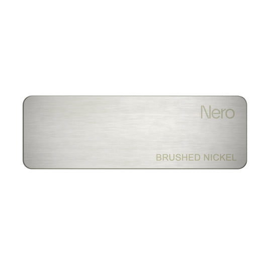 MATTE BRUSHED NICKEL