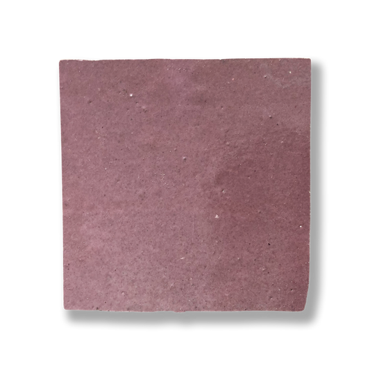 Medina Cerise Pink Moroccan Zellige Square Tile