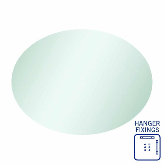 CO6080HN Oval Polished Edge Mirror