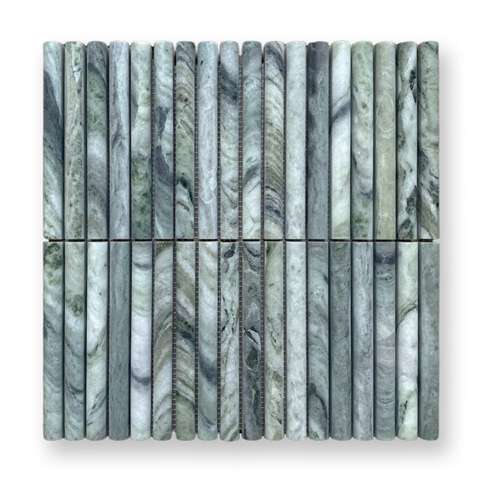 CURL AMAZONIA NATURAL STONE MINI FLUTE MOSAIC TILE