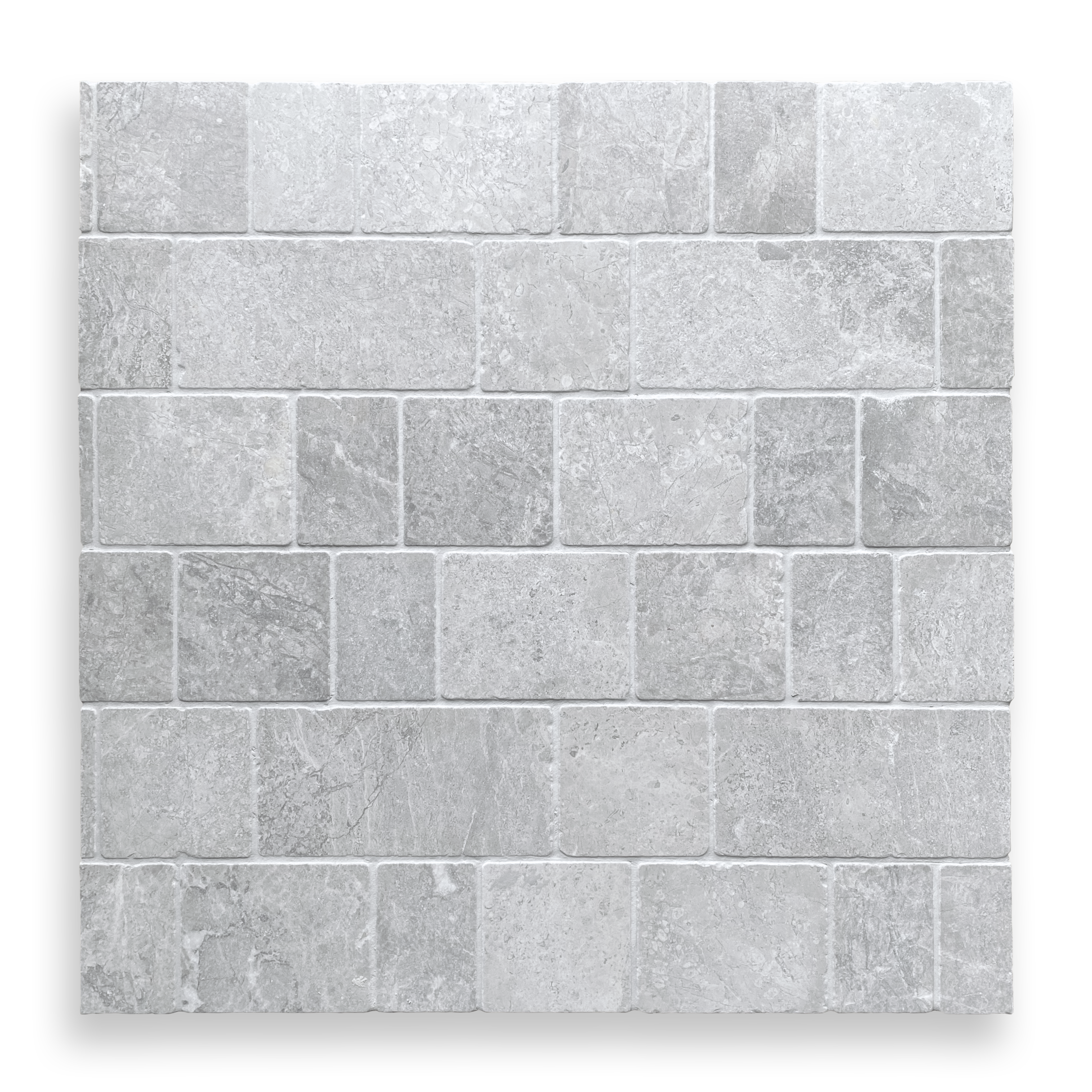 CALELLA TUNDRA GREY RECTANGLE AND SQUARE MOSAIC TILE