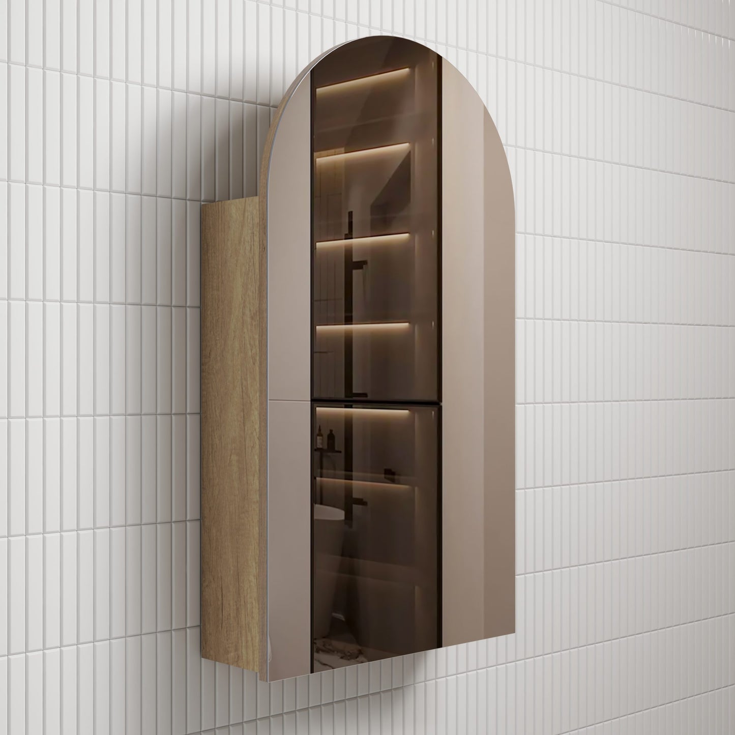 Canterbury Shaving Cabinet - Matte White