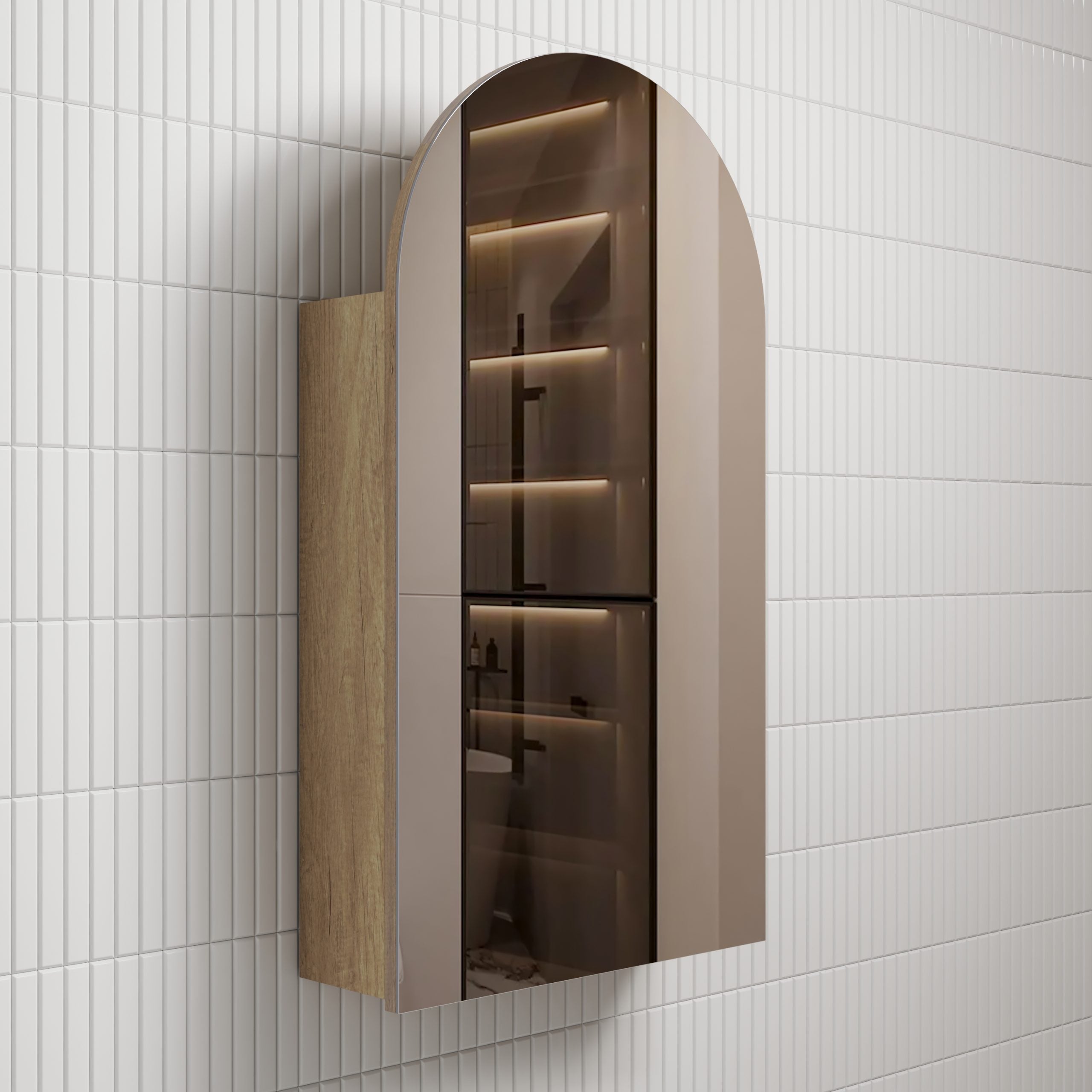 Canterbury Shaving Cabinet - Matte White