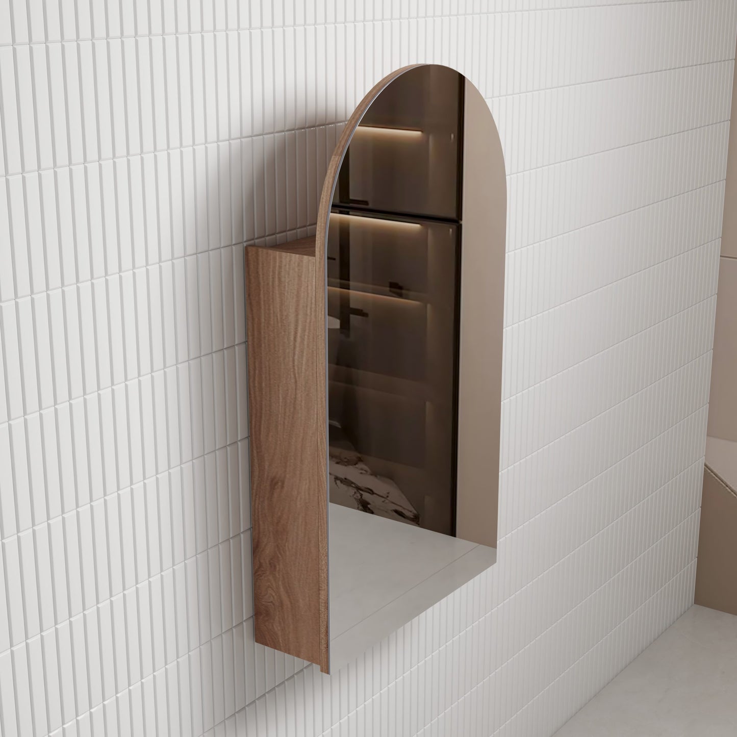 Canterbury Shaving Cabinet - Matte White