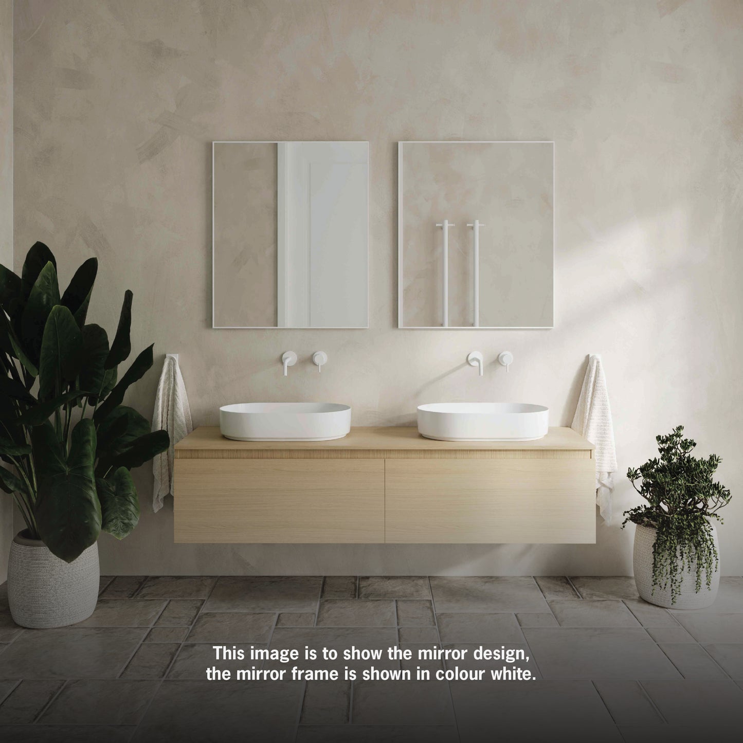 CS9075B Rectangular Black Framed Mirror