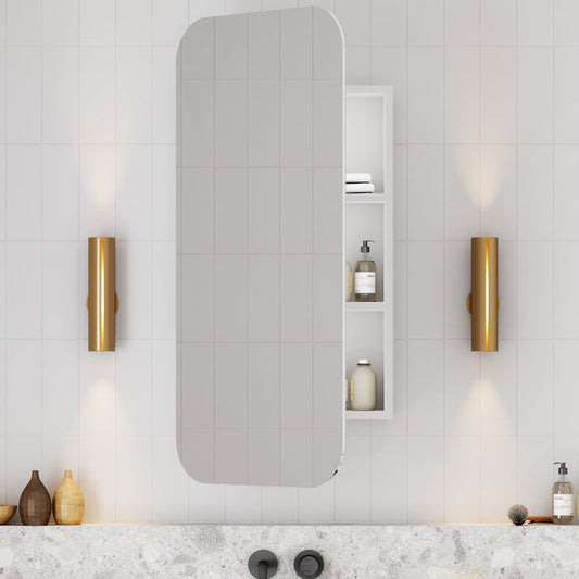 Rec 450mm Shaving Cabinet Matte White