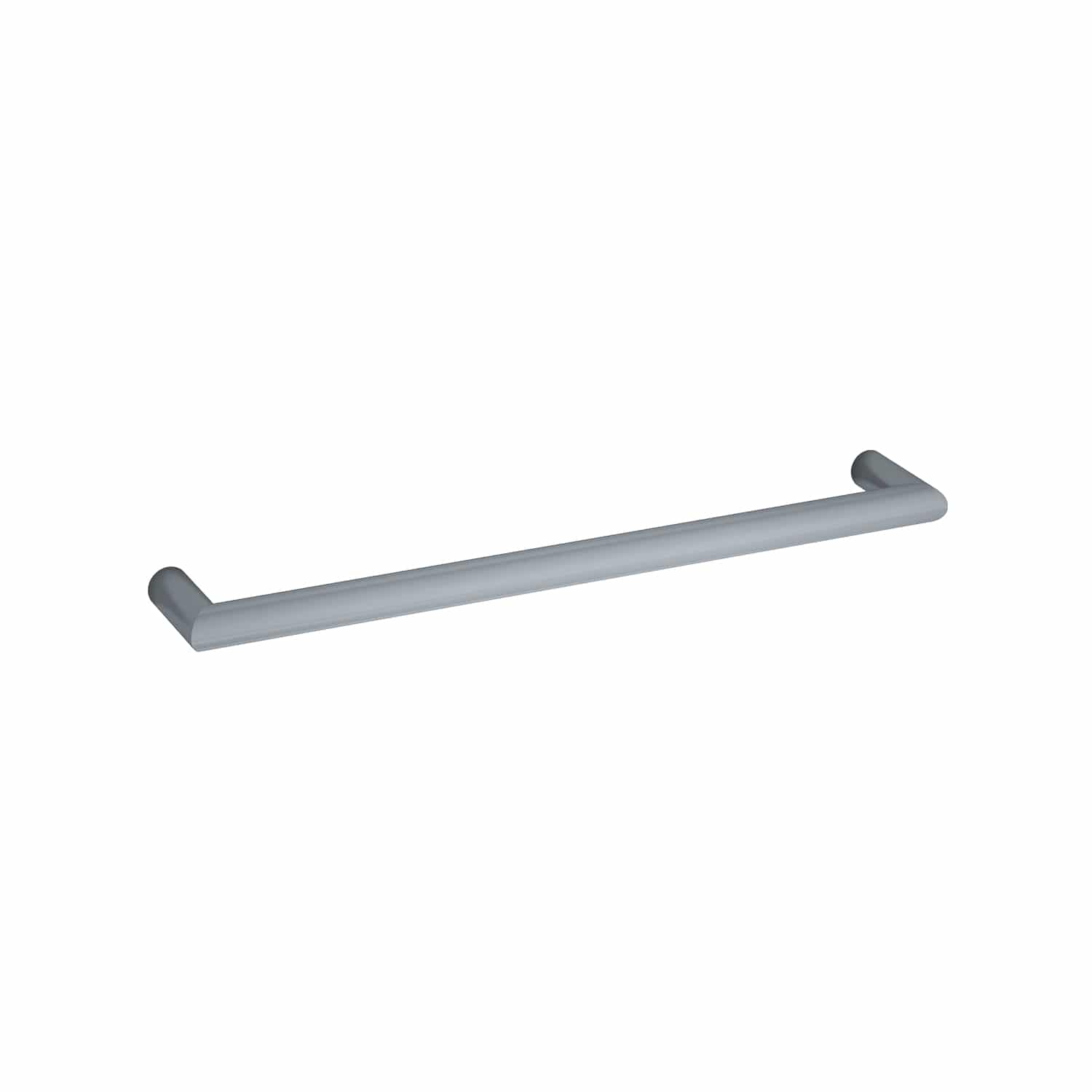 DSR6GM Gun Metal Round Single Bar Heated Towel Rail