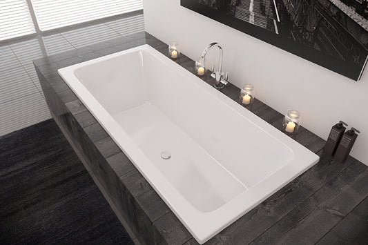 Carina 1525/1675/1750 Island Bath — White Baths, Acrylic Baths, Oval Baths