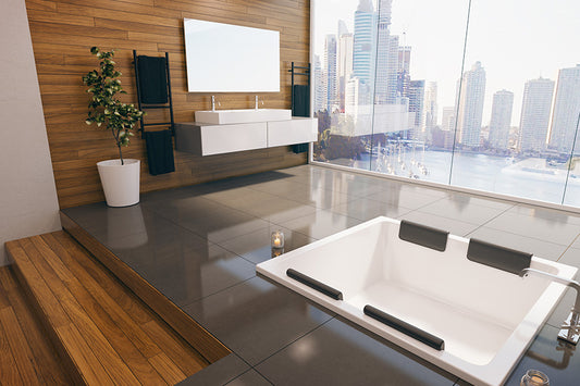 Decina Venice 1400 Island Bath — White Baths, Acrylic Baths, Oval Baths