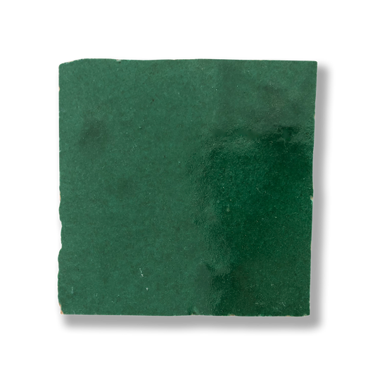 Medina Emerald Green Moroccan Zellige Square Tile