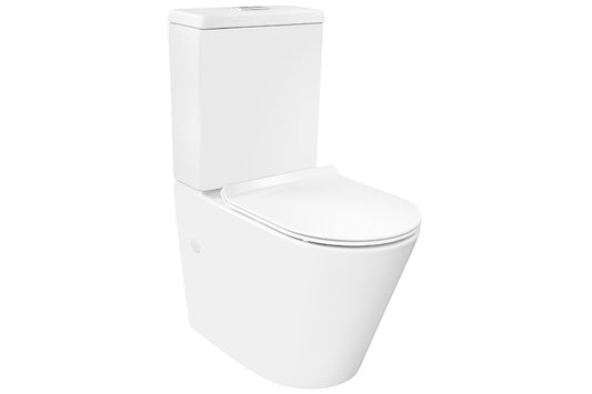 Fabrino Rimless Universal Back-To-Wall Toilet Suite